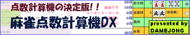 麻雀点数計算機DXロゴ
