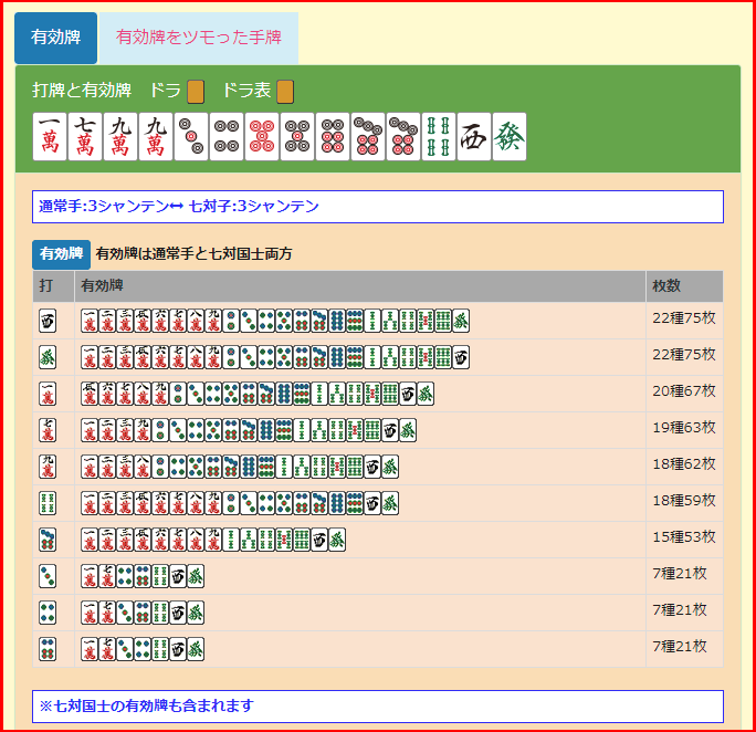 牌理/牌効率学習ツール